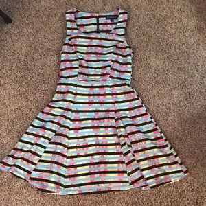Rainbow floral dress